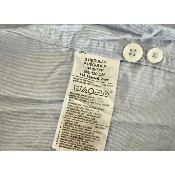 LOT Gap Boys 2 Long Sleeve Button Down Shirts 1 Cardigan - Picture 8 of 12